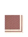 Valentino Garavani Women Toute La V Silk Scarf In Red