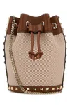 Valentino Two-tone Canvas Rockstud Bucket Bag