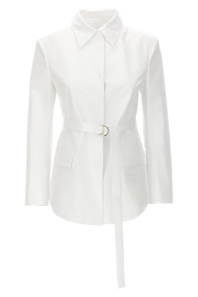 Valentino Garavani Women  Belt Jacket In White