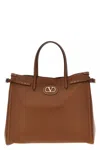 Valentino Antibes Tote Bag In Brown
