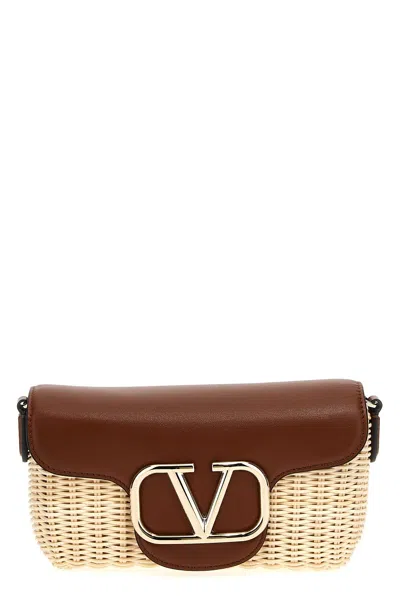 Valentino Garavani Women  'locò' Shoulder Bag In Brown