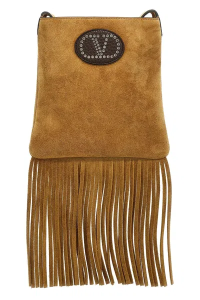 Valentino Garavani Women  'nellcôte' Small Crossbody Bag In Brown