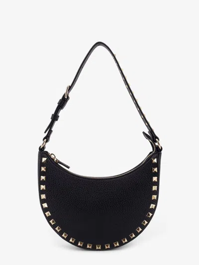 Valentino Garavani Women  Rockstud Leather Mini Hobo Bag
