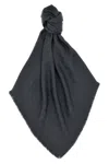 Valentino Toile Iconographe Scarves, Foulards Gray In Gray