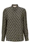 Valentino Toute La V Twill Shirt Shirts Multicolor In Multicolor