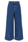 Valentino Garavani High-waisted Denim Jeans In Blue