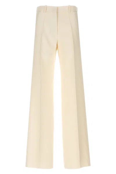 Valentino Garavani Women  'toile Iconographe' Pants In Cream