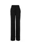 Valentino Tailored Trousers With Back Pockets And Front Pleats In Black