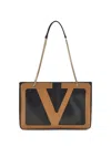 Valentino Superstar Rectangular Chain Handle Shoulder Bag