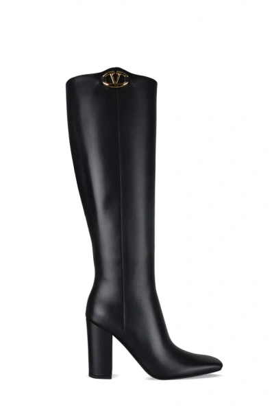 Valentino Garavani Women Vlogo Boots In Black
