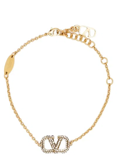 Valentino Garavani Women's Vlogo Signature Bracelet In Gold