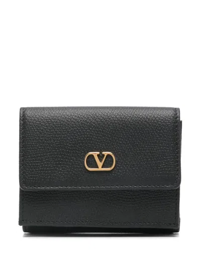 Valentino Garavani Women Vlogo Signature Leather Wallet In Multicolor