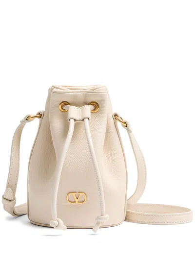 Valentino Garavani Women Vlogo Signature Mini Leather Bucket Bag In Multicolor