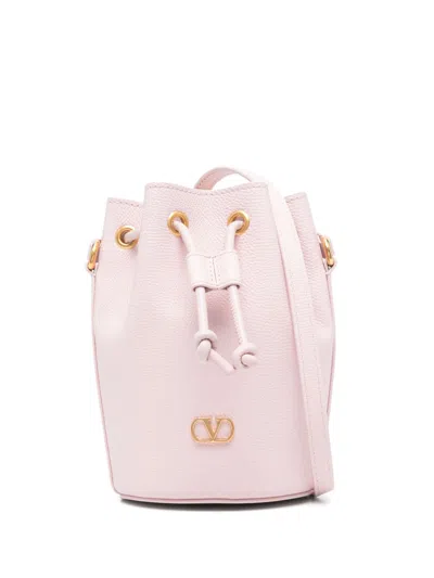 Valentino Garavani Women Vlogo Signature Mini Leather Bucket Bag In Multicolor