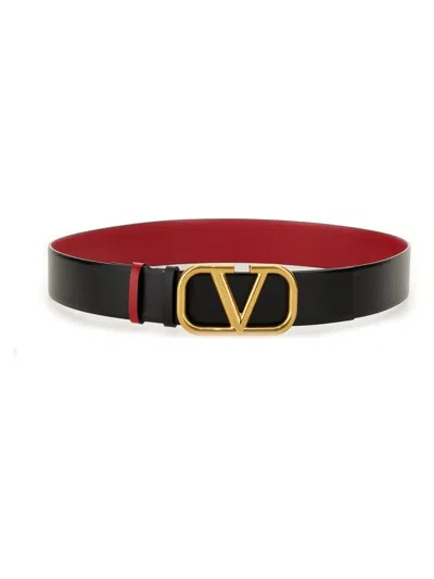 Valentino Garavani Women Vlogo Signature Reversible Belt In Multicolor