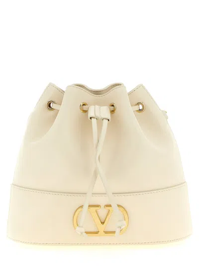 Valentino Garavani Women's Vlogo Signature Sechiello Bag In White
