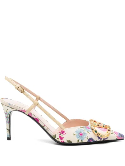 Valentino Garavani Women Vlogo Signature Slingback Pumps