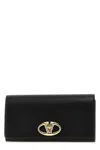 Valentino Chain Wallet Hardware Gold Tone In Black