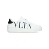 Valentino Garavani Women White/ Black Garavani Vltn Open Sneakers In White