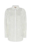 Valentino White Cotton Shirt In White