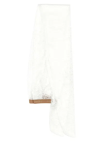 Valentino Garavani Women White Lace Collant