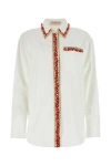 Valentino Garavani White Poplin Shirt In White