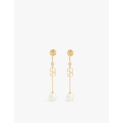 Valentino Garavani Womens Cream Vlogo Signature Pearlescent