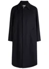 Valentino Garavani Wool And Cashmere-blend Coat In Black