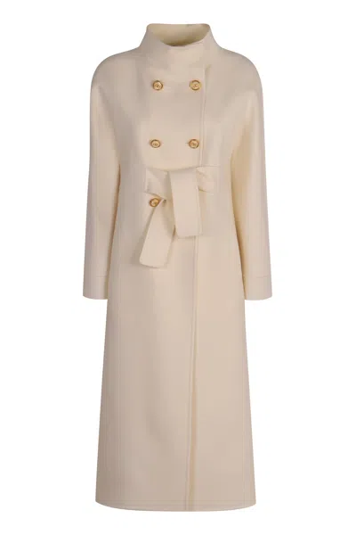 VALENTINO VALENTINO GARAVANI WOOL AND CASHMERE COAT