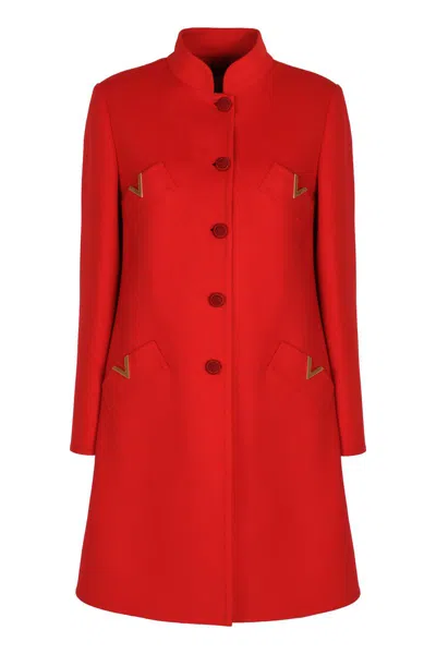 VALENTINO VALENTINO GARAVANI WOOL AND CASHMERE COAT