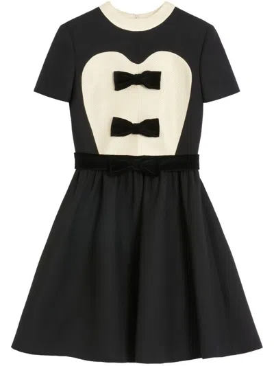 VALENTINO VALENTINO GARAVANI WOOL AND SILK BLEND MINI DRESS