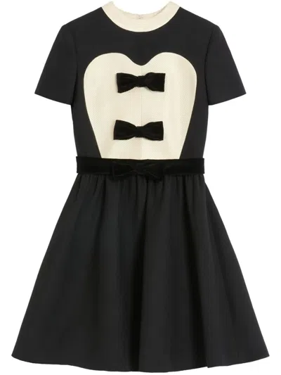 VALENTINO VALENTINO GARAVANI WOOL AND SILK BLEND MINI DRESS
