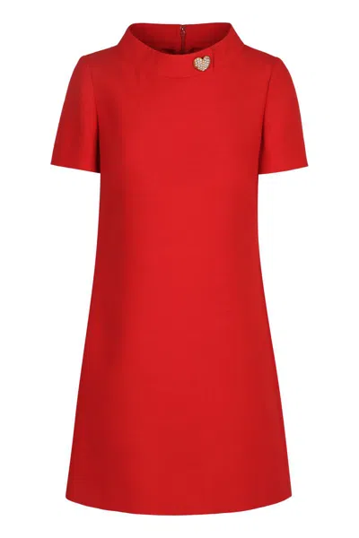 Valentino Garavani Wool And Silk Mini Dress