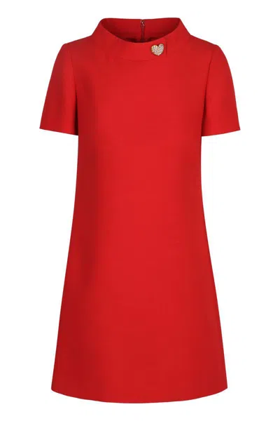 Valentino Garavani Wool And Silk Mini Dress