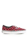 Valentino Garavani And Vans Low-top Trainer In Fabric With Vlogo Checkerboard Print In Multi