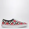 Valentino Garavani X Vans Sneaker Low-top Black/red With Vlogo Checkerboard Print And Polka-dot Detail In Black