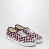 Valentino Garavani X Vans Sneaker Low-top Pink Orchid/black With Vlogo Checkerboard Print In Multi