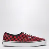 Valentino Garavani X Vans Sneaker Low-top Red/black With Vlogo Checkerboard Print In Red
