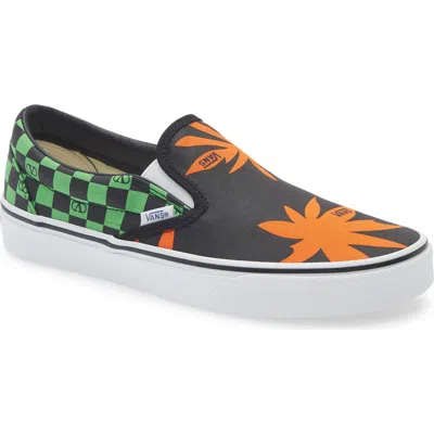 Valentino Garavani X Vans Tropical Palms Slip-on Sneaker In Multi