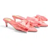 Valentino Garavani Yolande Satin Mule 45mm Woman Salmon 37.5 In Pink
