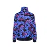 Valentino Garavani Zip-up Sweatshirt Men In Blue