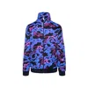 Valentino Garavani Zip-up Sweatshirt Men In Blue