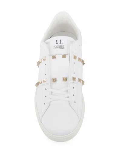 Valentino Garavani Sneakers Rockstud Untitled In Pe In White