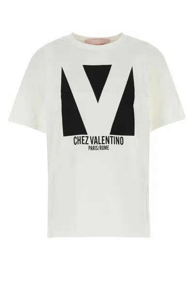 Valentino Garavani White Cotton T Shirt