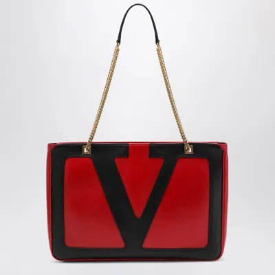 Valentino Garavani Medium Viva Superstar Bag Red/black