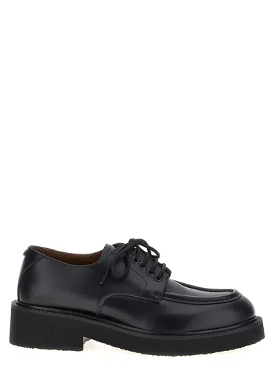 Valentino Garavani Gentleglam Lace Up Shoes In Black