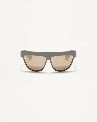 Valentino Garavani Valentino Geometric Acetate Eyewear Unisex Brown/bronze 62