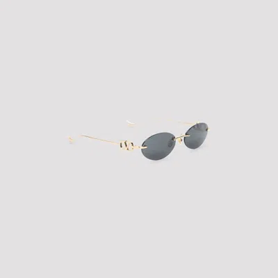 Valentino Garavani Valentino Geometric Metal Eyewear For Woman In Orange