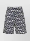 Valentino Geometric Pattern Bermuda Shorts