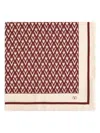 Valentino Toute La V Silk Scarf In Neutral